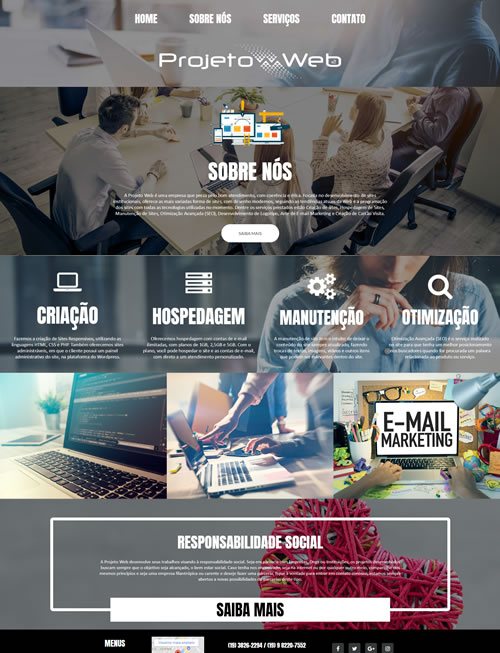 Modelo de Site Pronto