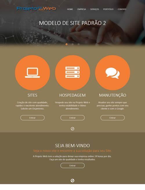 Sites Simples Prontos Padrão